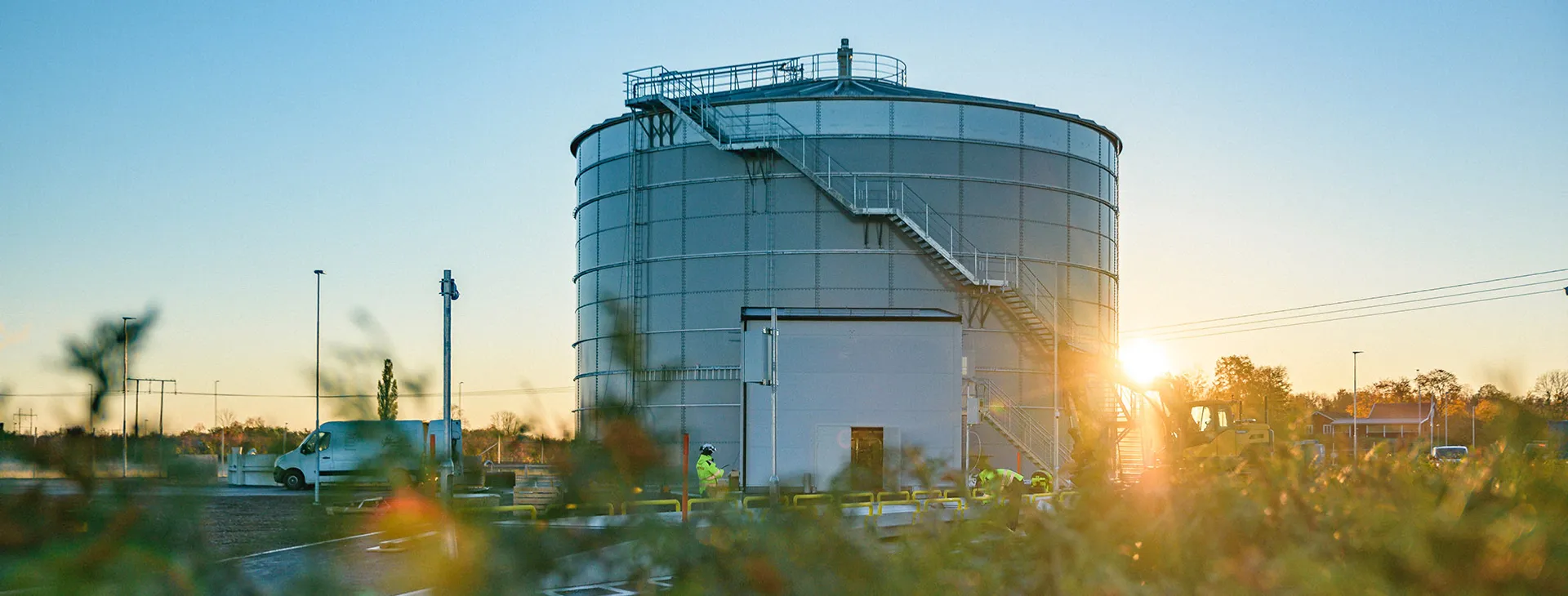 Tekniska verkens Biogas rötkammare